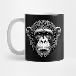 Chimp Out Sketch Mug